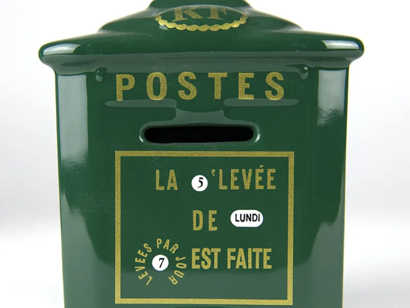 Vue 1 – Tirelire boîte aux lettres Delachanal
